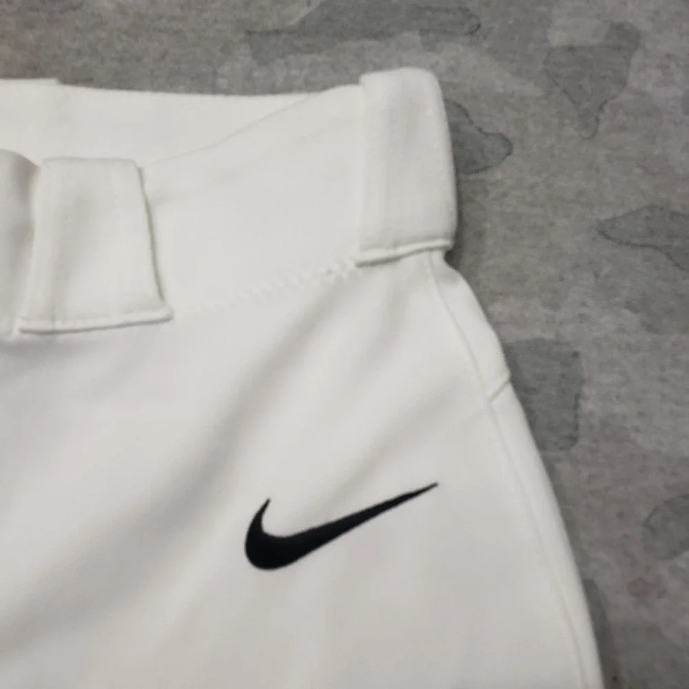Nike Baseball Pants Youth Small White Engineered Softball Outdoors Sports
